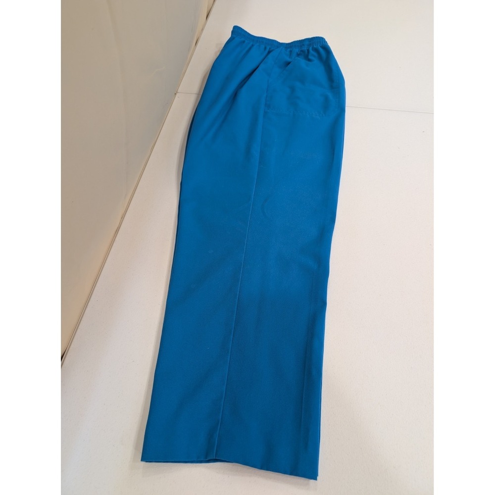 NAPA VALLEY Women's Scrub Pants Blue Size 16 Elastic Waist Pockets Drawstring - Picture 4 of 4